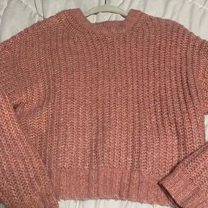 American Eagle cropped knitted sweater Small
